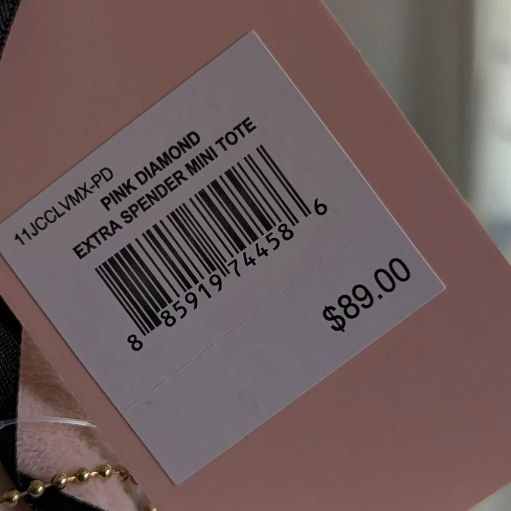 Juicy Couture Extra Spender Mini Tote In Fondant Pink